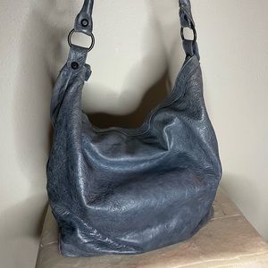 Balenciaga Agneau Classic Hardware Day Hobo bag in blue